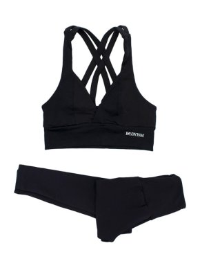 Bodyism Black Sports Bra And Leggings Set