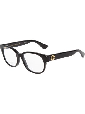 Gucci glossy black square frames