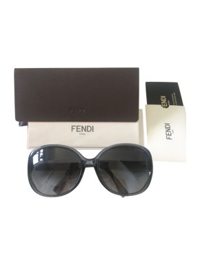 Fendi dark blue FF logo sunglasses