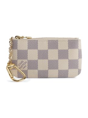 Louis Vuitton Zip Top Damier Azur key pouch.