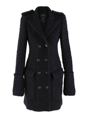 Smythe Black Wool & Alpaca Blend Coat