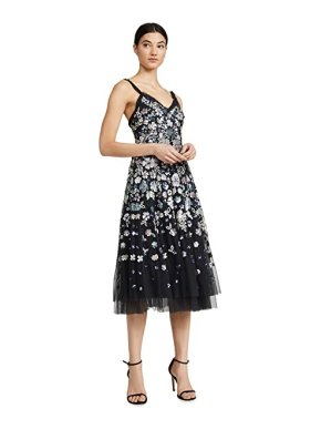 Needle & Thread Wildflower sequin and tulle midi dress