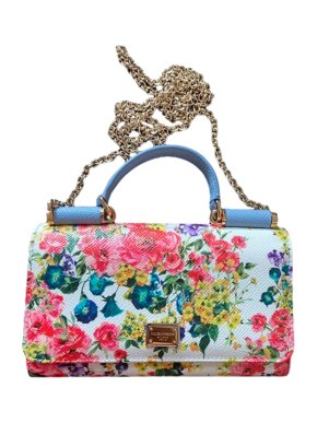 Dolce & Gabbana Floral Print Sicily Von Bag