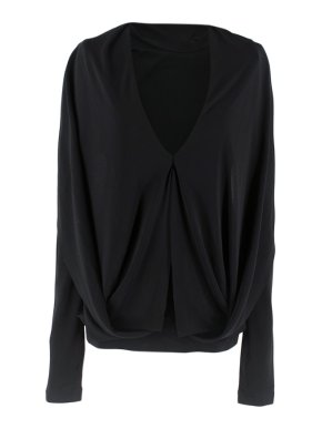 Roland Mouret Plunge Neck Long Sleeve Top