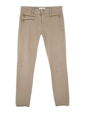 DL 1961 Khaki Mid Rise Instasculpt Skinny Jeans