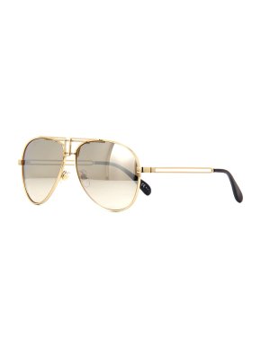 Givenchy Polished Gold Tone Mirrored Sunglasses