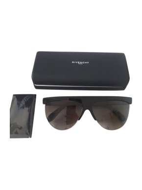 Givenchy Black Square Aviator Sunglasses