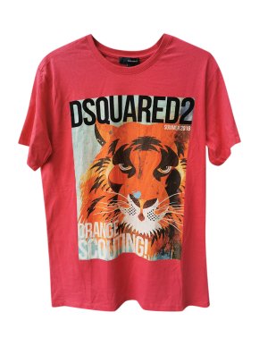 DSquared2 Tiger Print Scouting T-Shirt