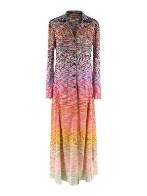 Missoni Multicoloured Knit Longline Cardigan