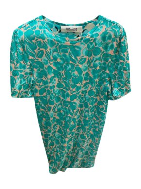 Diane Von Furstenberg Reversible Printed Top