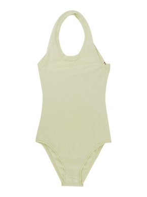 Extreme Cashmere Mint Halter Bodysuit