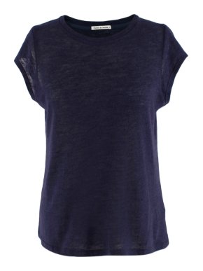 Frances de Lourdes Navy Max Cashmere Blend Tank Top
