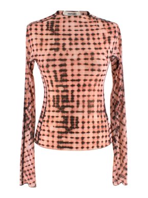 Charlotte Knowles Check Long Sleeve Blouse