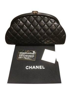 Chanel Quilted Leather Mademoiselle Clutch