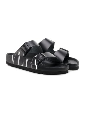 Birkenstock Arizona Valentino Garavani Black VLTN Black Sandals