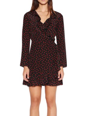 Realisation Par Red Polka Dot Alexandra Dress