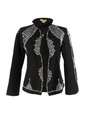 Nadya Shah Black Studded Jacket