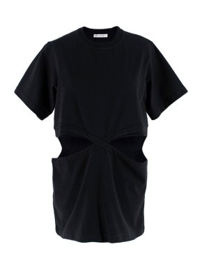 JW Anderson Black Cut-Out T-shirt