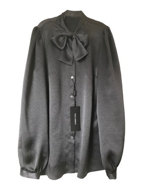 Dolce & Gabbana Metallic Pussybow Blouse