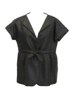 Giambattista Valli short sleeved peplum jacket
