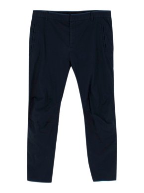 Lanvin Mens Navy Trousers