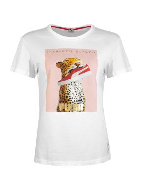 Charlotte Olympia x Puma Cheetah Print T-Shirt