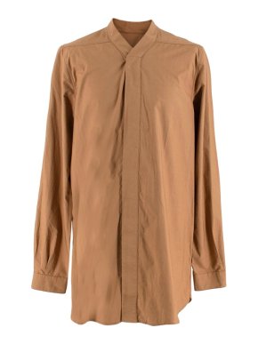 Rick Owens Men's Camel Faun Shirt