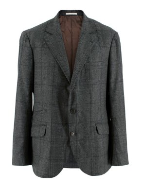 Brunello Cucinelli Men's Wool, Silk & Cashmere Single Breasted Jacket