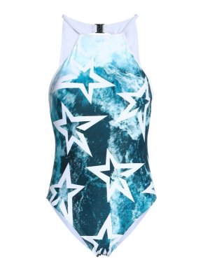 Perfect Moment Wild Ocean Nordic One-Piece Swim