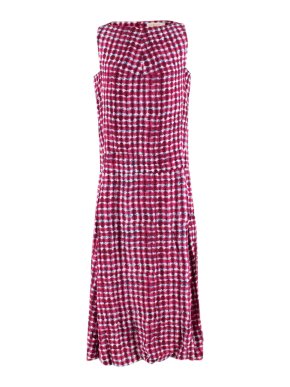Tory Burch Tie-dye Silk Tea-length Dress