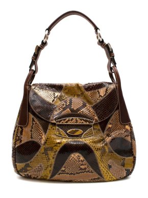 Prada Python Patchwork Shoulder Bag