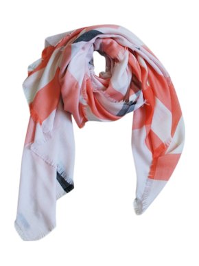 Burberry cashmere pink check stole