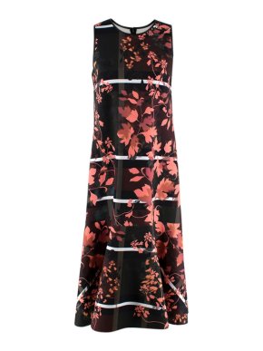 Clover Canyon Floral Straight Cut Sleeveless Dress