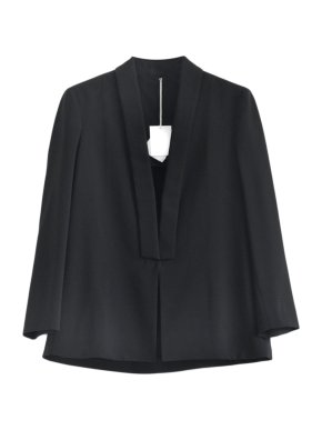 Brunello Cucinelli Black Wool Tailored Jacket