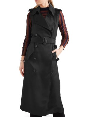 Victoria Beckham Sleeveless Twill trench coat