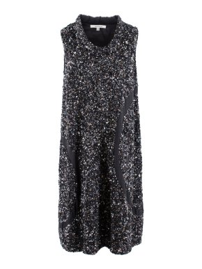 John Rocha Black Sequin & Embellished Dress