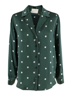 Sark Valium Green Polka Dot Shirt