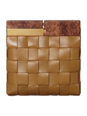 Bottega Veneta Camel BV Snap Bag