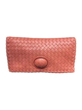 Bottega Veneta Intrecciato Leather Clutch