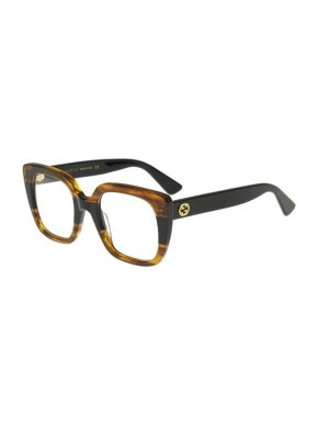 Gucci Havana Rectangular Optical Glasses