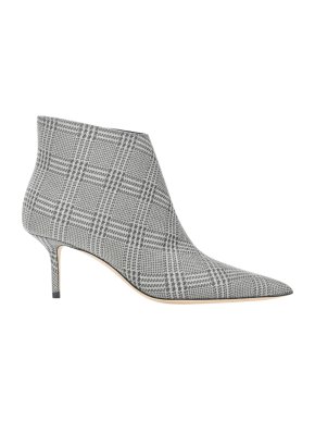 Jimmy Choo Miranda 65 Glitter Check Ankle Boots
