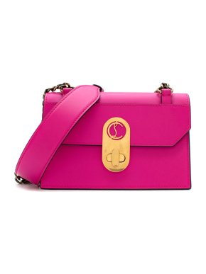Christian Louboutin Pink Elisa Mini Leather Shoulder Bag