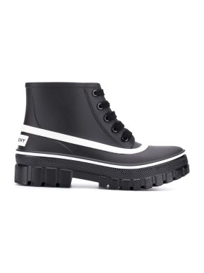 Givenchy Black & White Glaston Chunky Ankle Boots