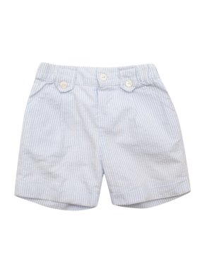Patachou Baby Blue Pin Striped Shorts