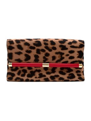 Diane Von Furstenburg Leo Print Envelope Clutch