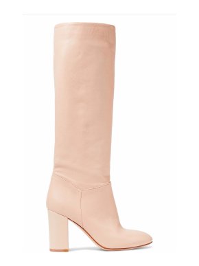 Iris and Ink Ruby light pink knee high boots