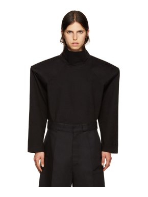 Vetements Football Shoulder HIgh Neck Top