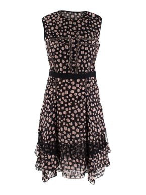 Jason Wu Silk Spotted Mini Dress