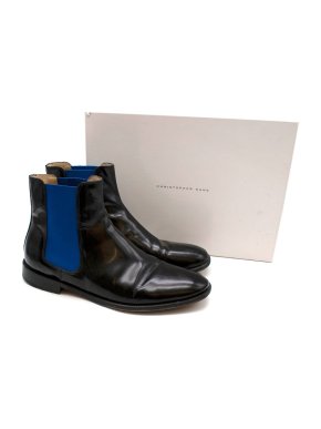 Christopher Kane Two-Tone Leather Chelsea Boots