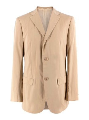 Jil Sander Lightweight Cotton Beige Blazer